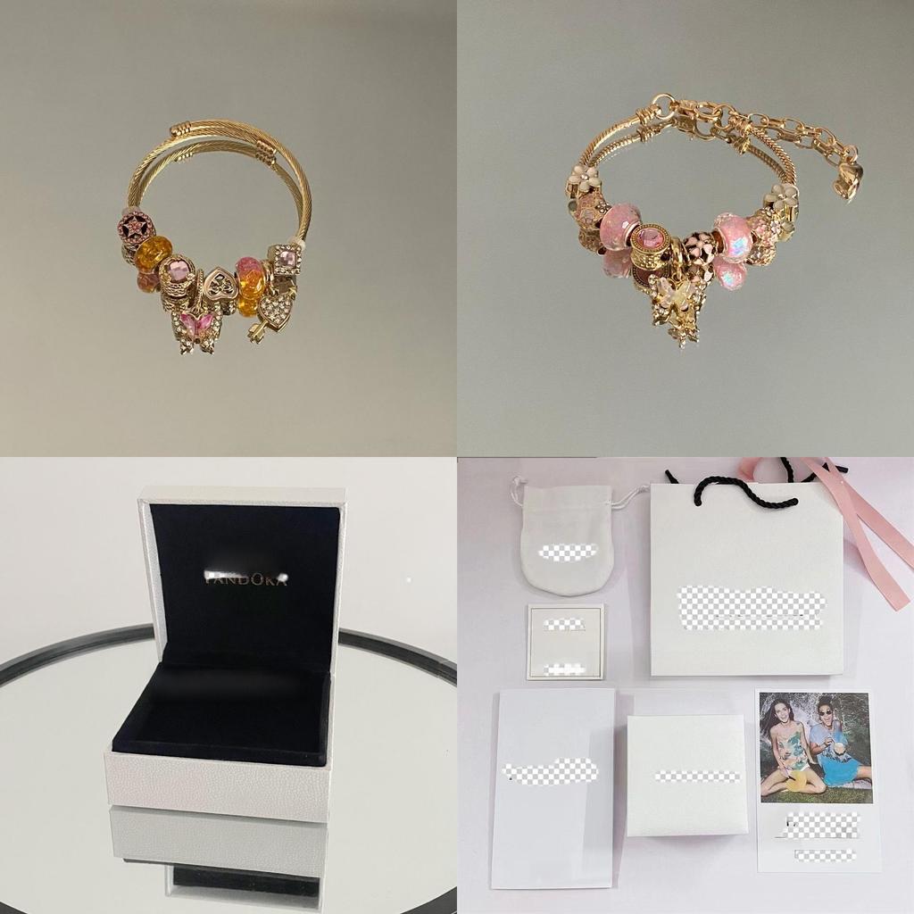 Vintage Butterfly Water Drip Bracelet With Beaded Design For Unisex Fashion Accessory