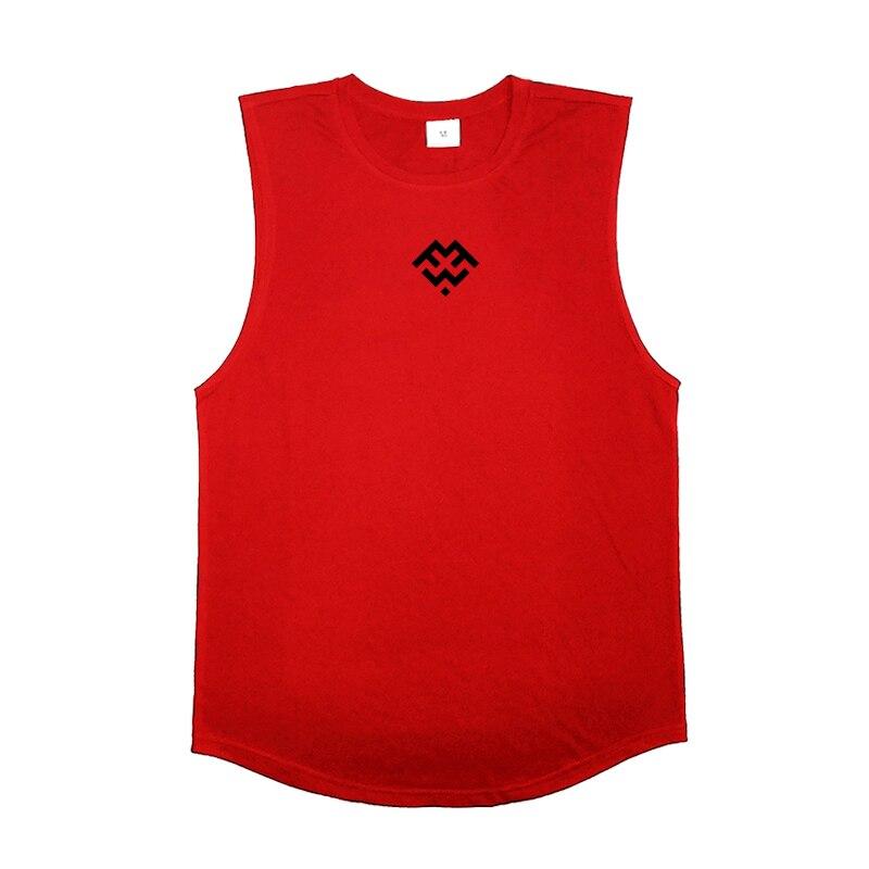 Muscleguys New Youth Fashion Sports Gym Clothes Summer Training Vest Fitness Sleeveless T-Shirt