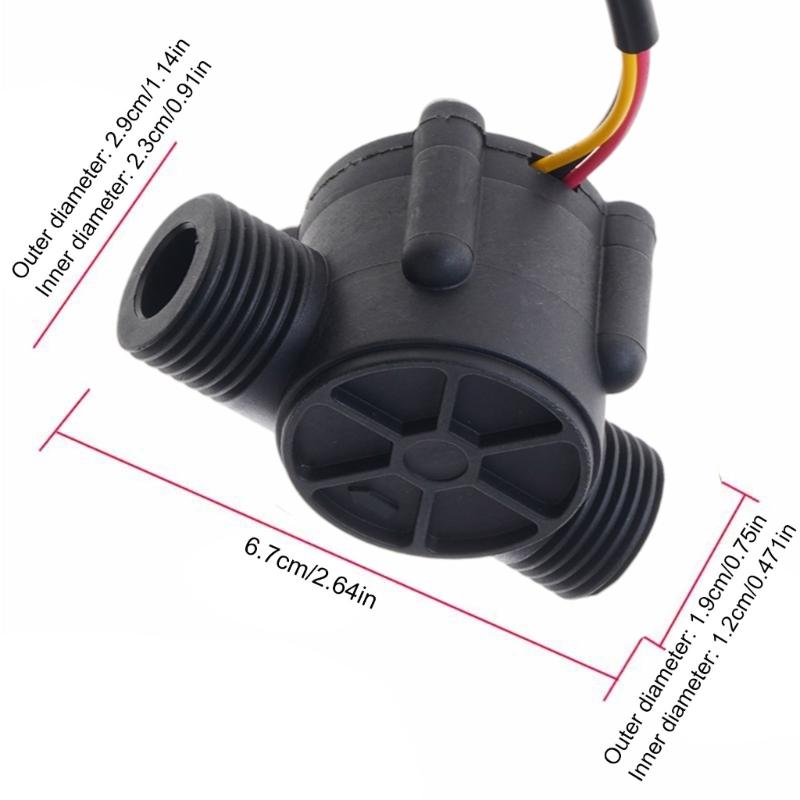 Efficient Water Flows Meter Electric Water Heater Upgrades Stable Replacement Flows Sensors 67mm for Hot Water Heater