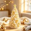 Desktop Ornament Making Kits Dreamy Beaded Christmas Tree DIY Kit, Handmade Holiday Craft, Multicolor Creative Craft Decorative Bead Assembly