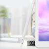 High Sensitivity Capacitive Stylus No Scratch Touch Pen for iPad with Built in Magnet   White