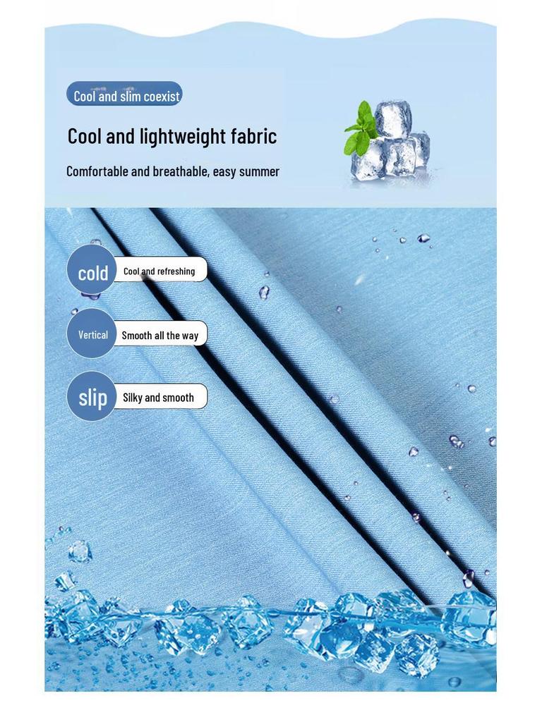 Women's High Waist Tencel Wide Leg Summer Jeans - Lightweight, Loose, Ice Silk, Straight Fit, Small Sizes Available