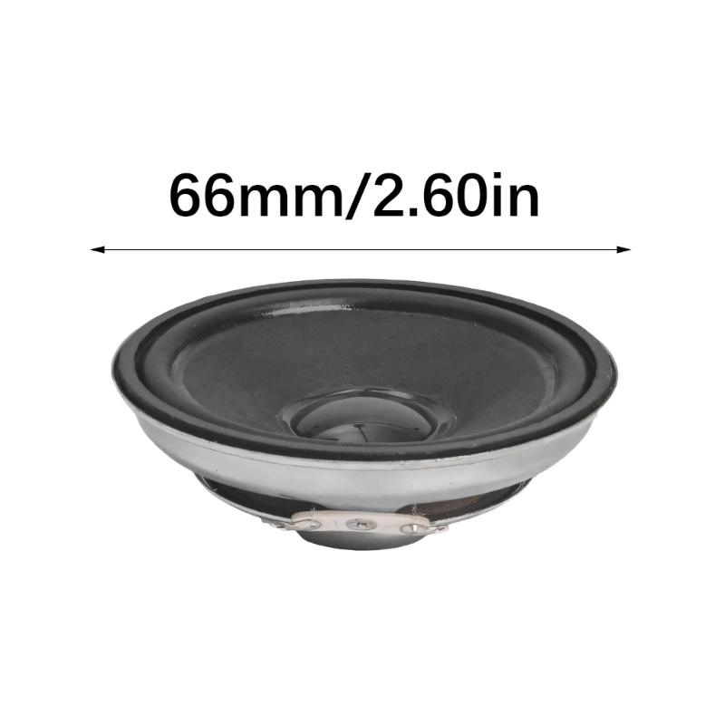 2.5inch 2ohm 5W Full Frequency Loudspeaker Stereo Woofer Loudspeaker Round Shape Replacement Loudspeaker Magnetic Loudspeaker