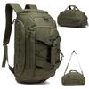 Duffel Sling Bag for Men Women 3-in-1 Tactical Gym Backpack with Shoe Compartment Convertible Weekender Overnight Travel Bag