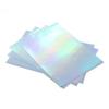22 Sheets A4 Printable Holographic Sticker Paper Water Proof Inkjet Printer Holographic Stick Adhesive Paper