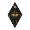 Dark Style Wooden Wall Decor Sun Moon Wall Art Sign Wall Mounted Board  Gothic Style