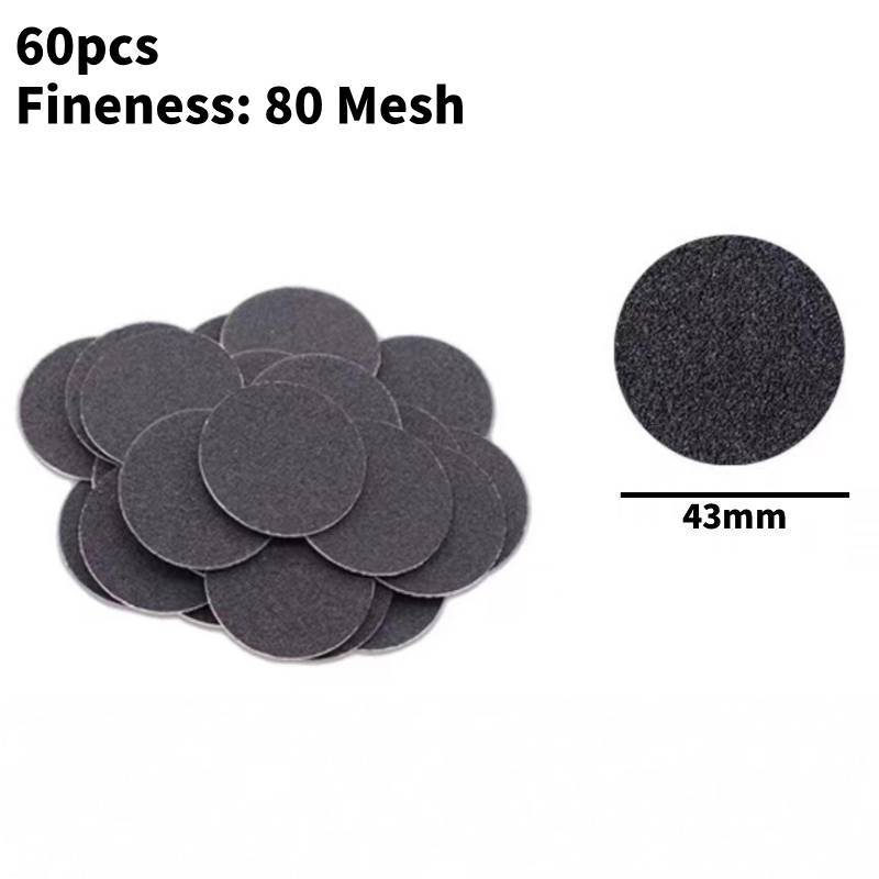 Electric Foot File Replacement Discs For Pedicure And Callus Removal With Silicon Sandpaper Head