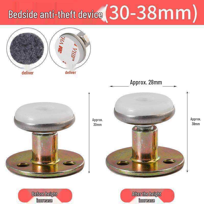 Регулируемый телескопический фиксатор для изголовья кровати против шатания