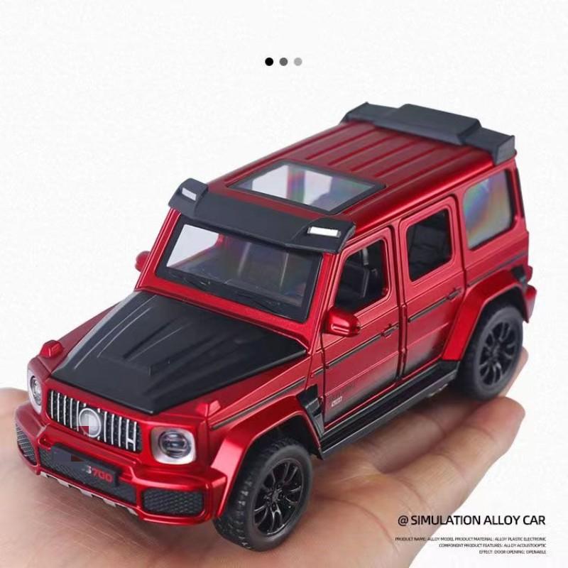 1:32 G65 G700 SUV Simulation Alloy Car Model Diecast Metal Off-road Vehicles Model Sound Light Collection Childrens Car Toy Gift