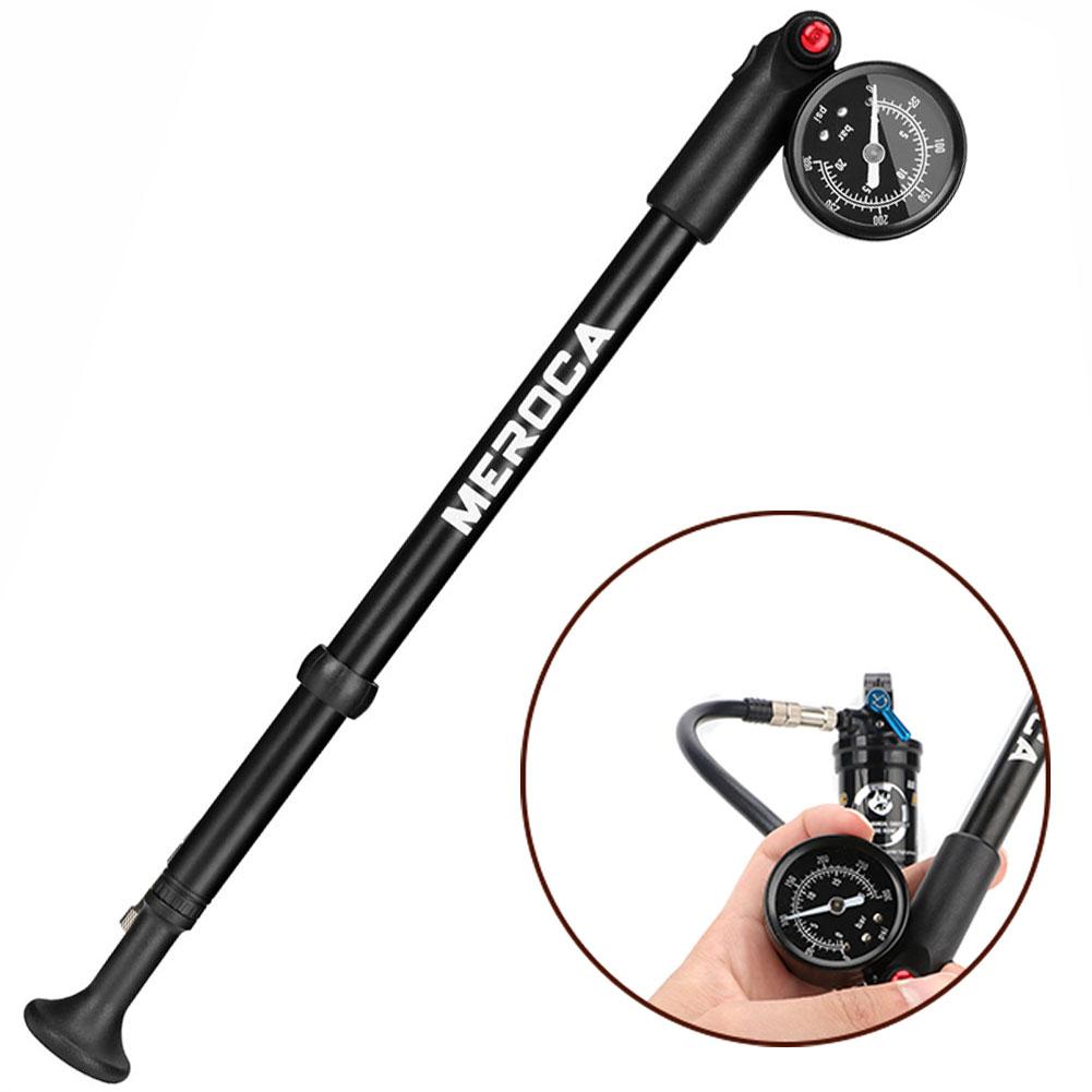 Mtb Pump 300psi Air Pressure For Front Fork Shock Absorber Pump Rear Bladder Portable Bicycle High-Pressure Air Pump