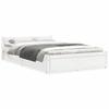 VidaXL Bed Frames White Solid Wood 120x200 Cm 815040