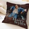 Singer H-Harry Styles Cushion Cover Car Throw Pillow Case For Sofa Car Christmas Gift 40x40cm 45x45cm