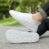 Breathable Knitted Casual Sports Shoes Wide Toe Box Walking Shoes Light Elastic Outdoor Shoes Non-slip Sneakers