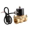 Brass Solenoid Valve 2W-250-25 Direct Acting 12 VDC PT1 Normally Closed Compressed Air Air