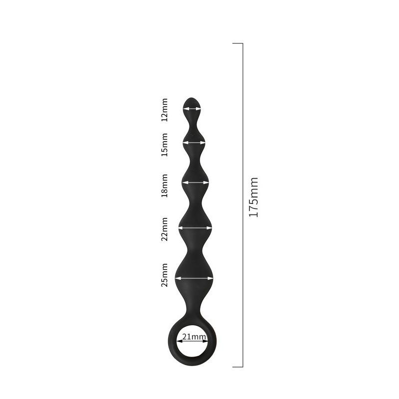 Silicone Anal Beads Prostate Stimulator Ball Butt Plug Anal Plug 18+ Adult Women Men Couple Flirt Gay Erotic SM Sex Toys