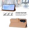 Solid Color Wallet Case for Samsung Galaxy A22 A30S A32 A42 A50 A51 A52 A70 A71 A72 A73 Kickstand Card Holder Strap Phone Cover