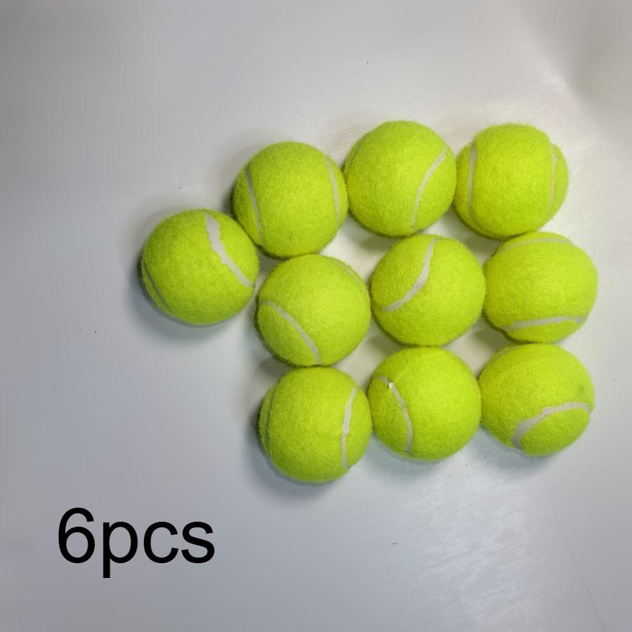 

6pcs Small Dog Tennis Play & Training Pet Toys Dog Toy Ball Bite-Resistant Grinding Teeth High Elasticity Unbreakable Pet Ball