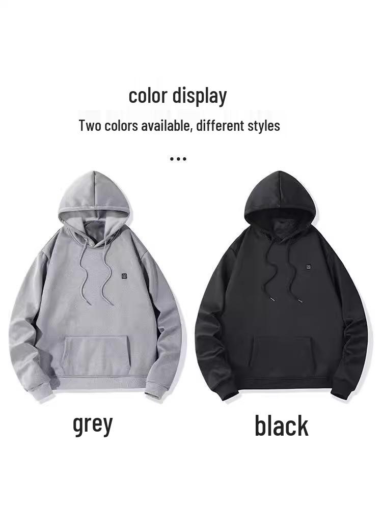 Slimme USB Multi-Zone Verwarmde Hoodie
