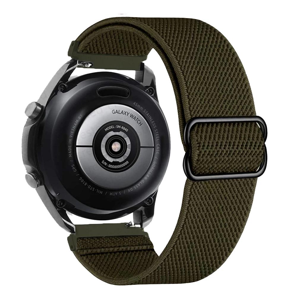 

Для Garmin Forerunner 165 245 255 265 Ремінець 20мм 22мм Нейлоновий Еластичний Браслет на Заміну для Garmin Vivoactive 6 5 4/Active 5 1 pcs 20mm