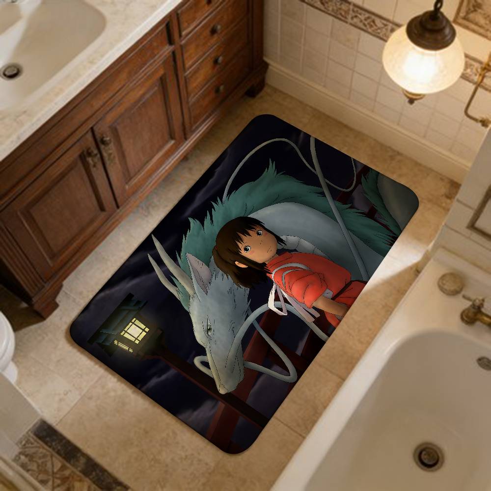 

S-S-Spirited A-A-Away Anime Floor Mat Retro Multiple Choice Living Room Kitchen Rug Non-Slip Modern Home Decor 40x60cm