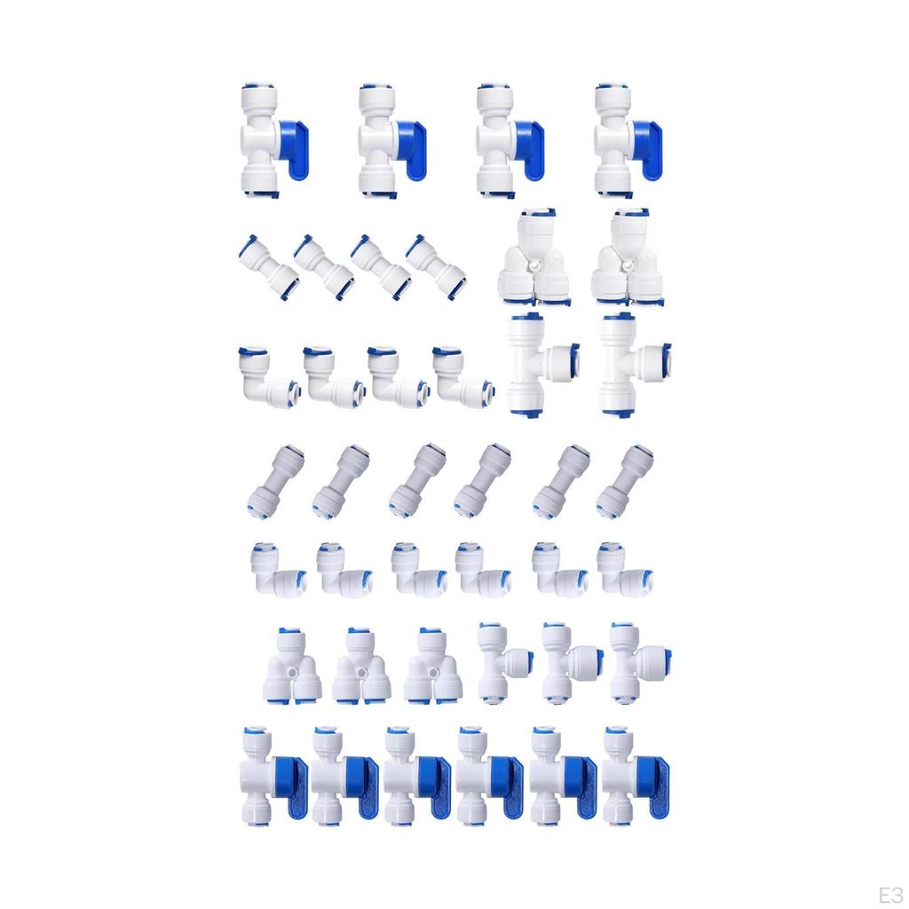 1/4 Zoll Außendurchmesser Schnellanschluss für Osmose-Kugelhahn + T L i Y Teile Steckfittings