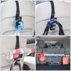 2 Car Rear Seat Hooks Versatile Design with Umbrella Holder for Optimal Car Interior Utilization