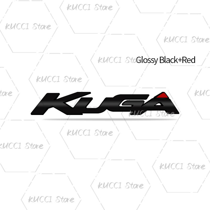 3D Car Sticker For Kuga Logo Lettering MK2 MK3 MK5 MK4 Hybrid Metal Emblem Badge Decals Decorative Accessories