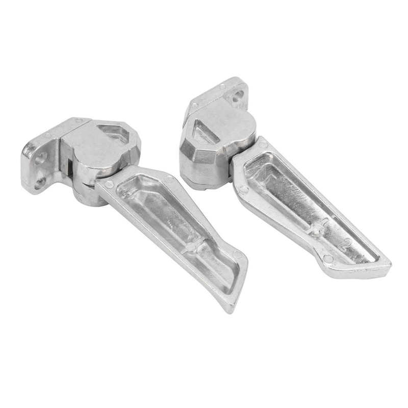 Motorbike Parts Pair of Motorcycle Foot Pegs Pedal Automatic Telescopic Aluminum Alloy Footrests Universal Foot