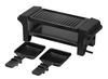 OMNI OM-KHA07 Two-Tier Grill Plate for Solo Grilling, Black