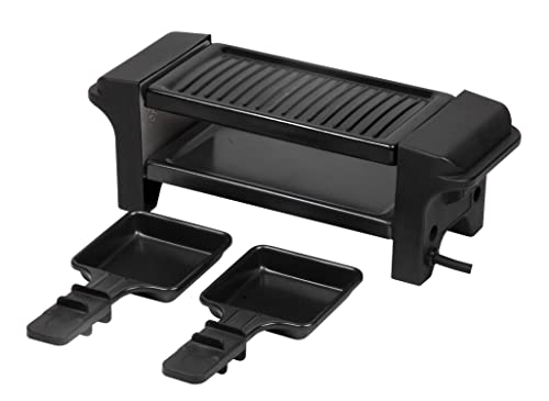 OMNI OM-KHA07 Two-Tier Grill Plate for Solo Grilling, Black