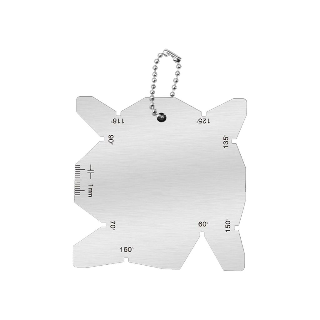 Verbesserter Schweißinspektionsschieber aus Edelstahl Präzises Messwerkzeug für genaue Schweißnahtbewertungen