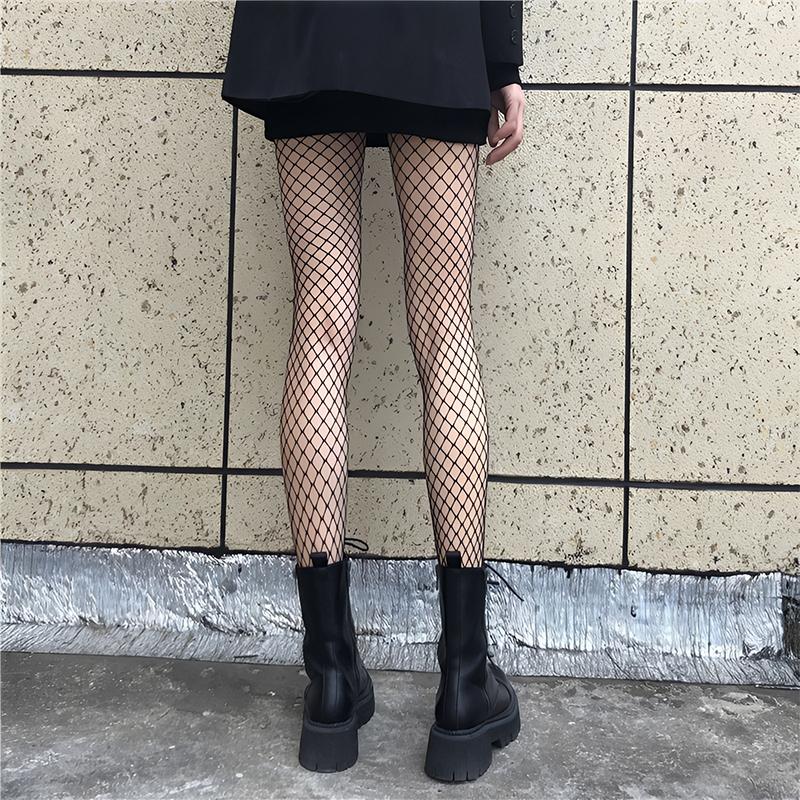 Women Sexy Lingerie Stockings Garter Belt Elastic Stockings Black Fishnet Stocking Thigh Sheer Tights Pantyhose