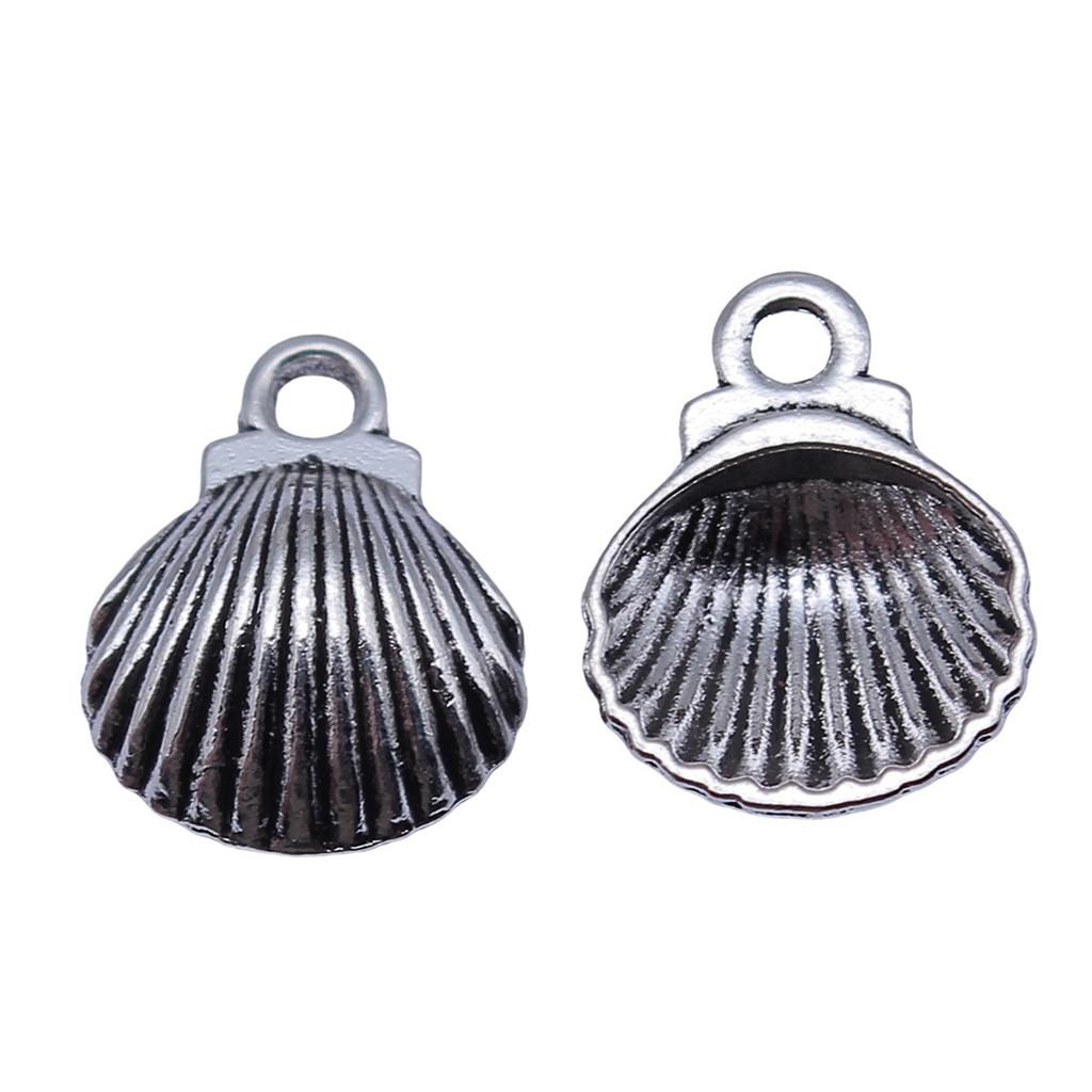 Shell Charms Multi Color Alloy Pendants For Beach Themed DIY Jewelry Accessories