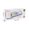 Rainbow Flashing Piano Toys with 5 Instruments 13 Melody Electronic Music Toys Portable Keyboard Toys Educational Toys for Kids