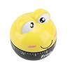 Cartoon Animal Shape Kitchen Timer Mechanical Counters Clock for Cooking Timing Tool(Yellow)