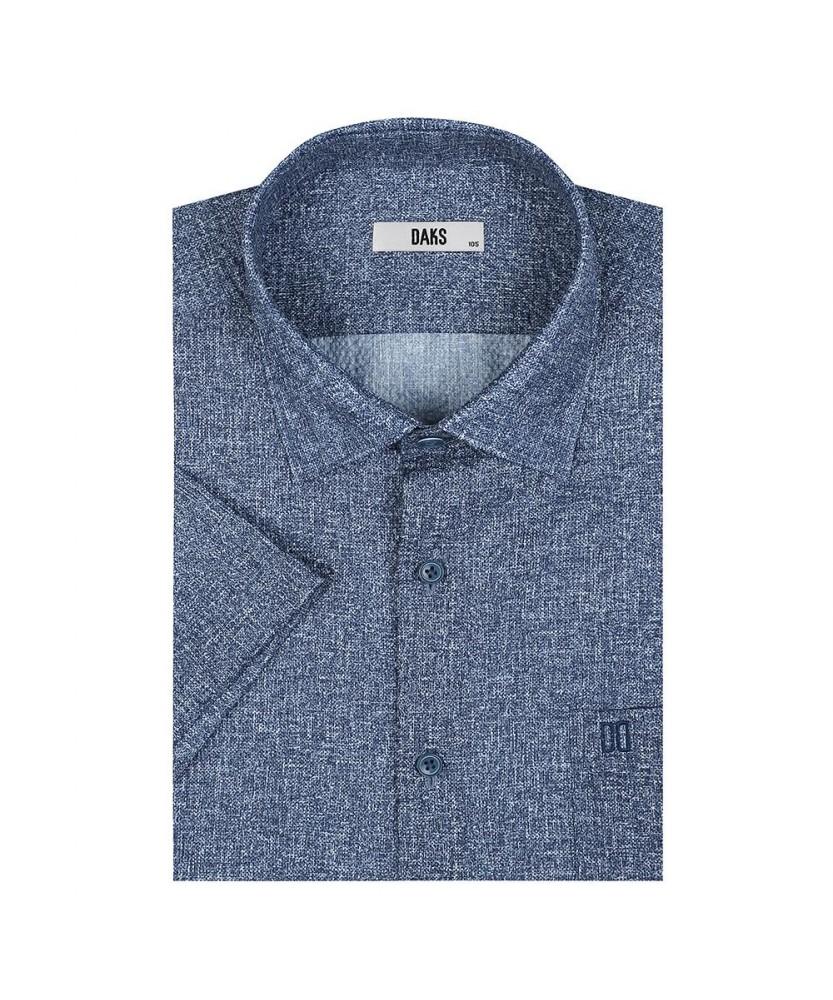 Dagseusyeocheu 100% Polyester Solid Pattern Short Sleeve Shirt_Dls3Shcs103B1