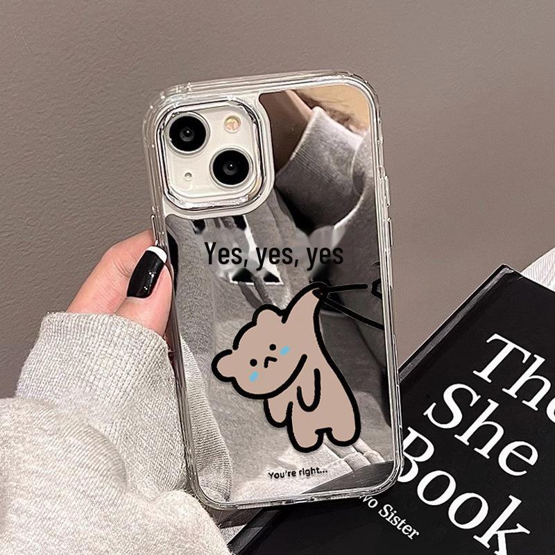 

Bear Hanger Soft Case for iPhone 16 Pro/14/13/12/SE/XR/XS Max/8 Plus iPhone X/XS