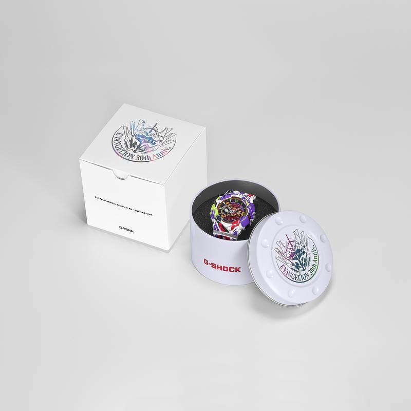 Casio X Evangelion G-SHOCK Series Quartz Men and Women Same Style Color Dial GA-110EVA30-7APR GA-110EVA30-7APR
