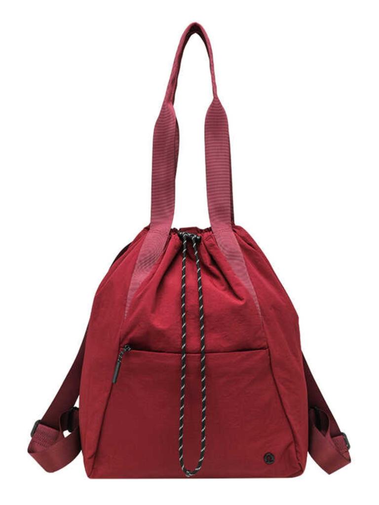 Unisex 2025 New Style Backpack Sports Nylon Bag Underarm Single Shoulder Waterproof Sports Commuter Drawstring Storage Bag