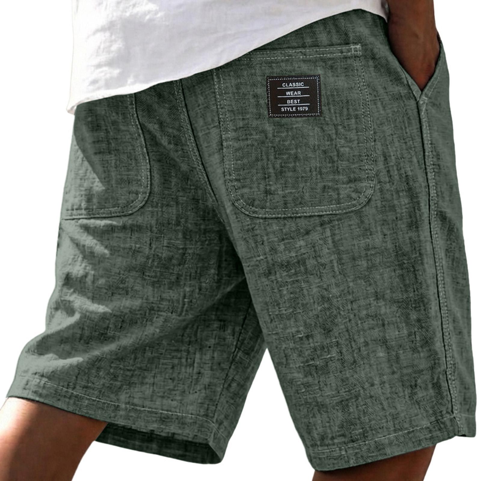 

Men s Casual Athletic Shorts Lightweight Breathable Loose Fit Drawstring Waistband Pockets Comfortable Outdoor Sportswear XL