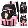 Cartoon Printed Backpack Student Teenager Girl Boy Schoolbag Large Capacity Waterproof Bookbag Women Men Travel Bag Gift