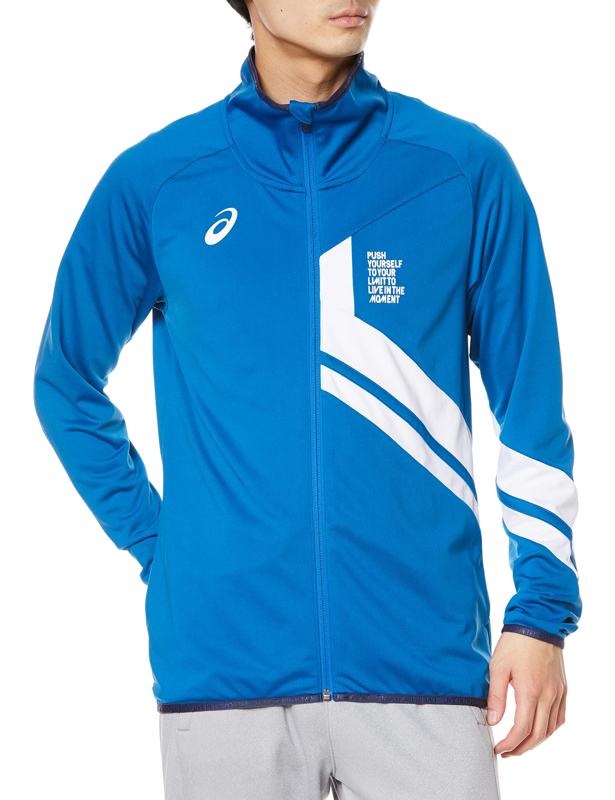 

LIMO Тренировочная одежда из трикотажа стрейч с сухой обработкой [Asics] Куртка, 2031C884, Мужская