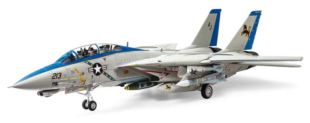 Tamiya 1/48 Masterpiece Aircraft Series No. 118 U.S. Navy Grumman F-14D Tomcat Plastic Model Kit 61118