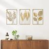 Nordic Vintage Metal Ginkgo Leaf Iron Wall Hanging Photo Frame Art Home Living Room Background Wall Decoration Accessories