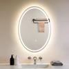 Bathroom Mirror - NETTLIFE - 50x70 Cm - Adjustable LED 3000–6500K - IP44 - Anti-fog