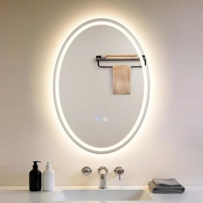 Bathroom Mirror - NETTLIFE - 50x70 Cm - Adjustable LED 3000–6500K - IP44 - Anti-fog