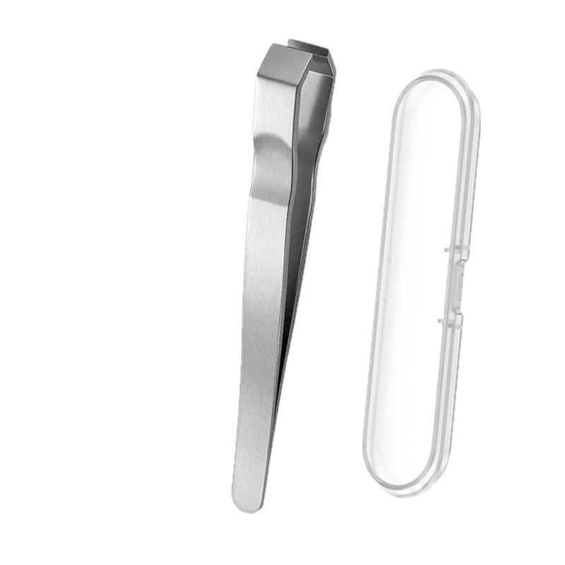 Wide-Mouth Tweezers for Beard & Hair Removal, Tiger-Mouth Clip for Feather Plucking