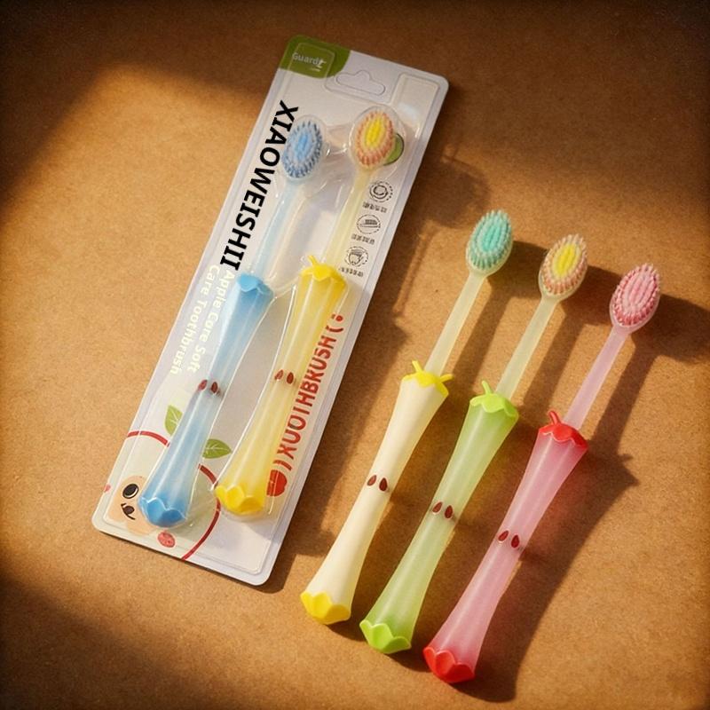 Two Soft-Bristled Toothbrushes For Teeth Whitening Suitable For Children And Adults Oral Care