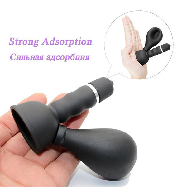 Silicone Nipple Sucker Vibrator Breast Nipple Pussy Clitoris Massager Vacuum Clamps Pump Stimulator Women Adult Toys