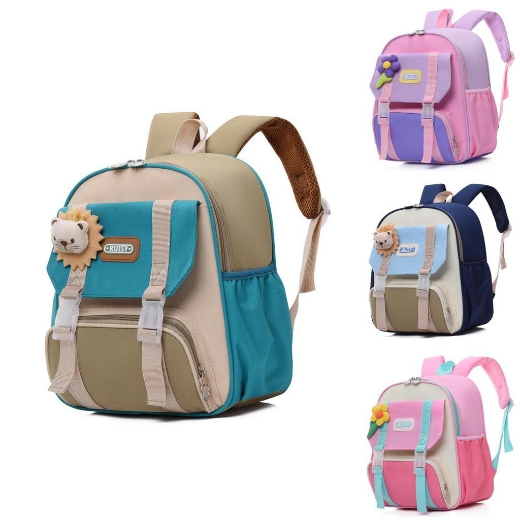 Adorable Oxford Fabric Animal Design Kids Backpack Breathable For Boys And Girls